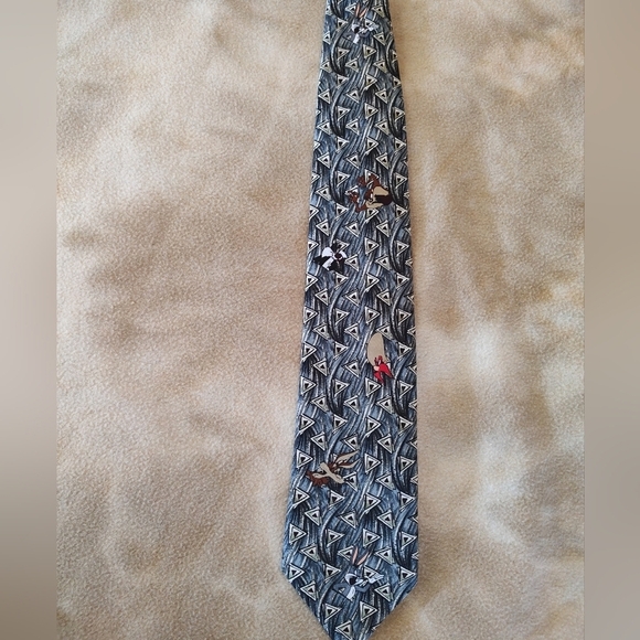 Official LOONEY TUNES MANIA TIE Vintage Circa 1995 - Picture 4 of 9
